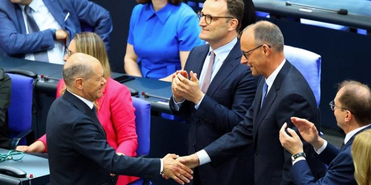 German conservative leader elected chancellor after historic first-round loss