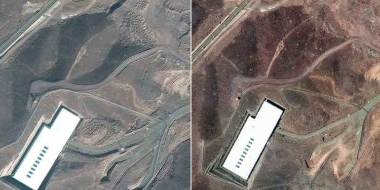 US airstrikes leave a mark on Iran’s nuclear sites, Maxar satellite images reveal