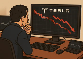 Tesla stock slips 2%: is this start of a broader TSLA sell-off?