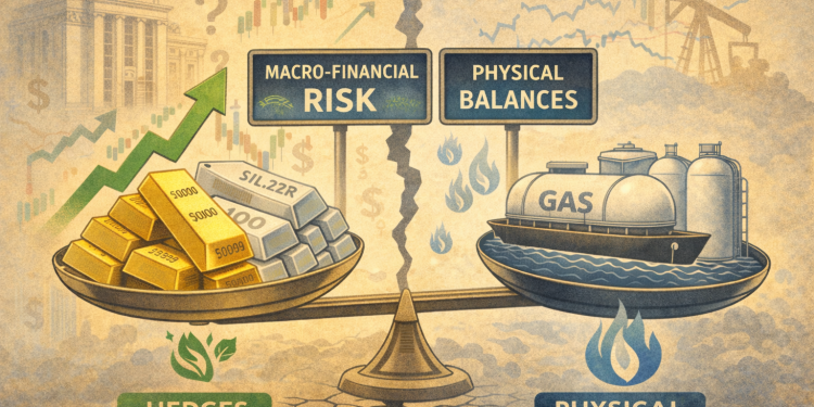 Gold tops $5,000 as commodities split between macro risk and physical supply