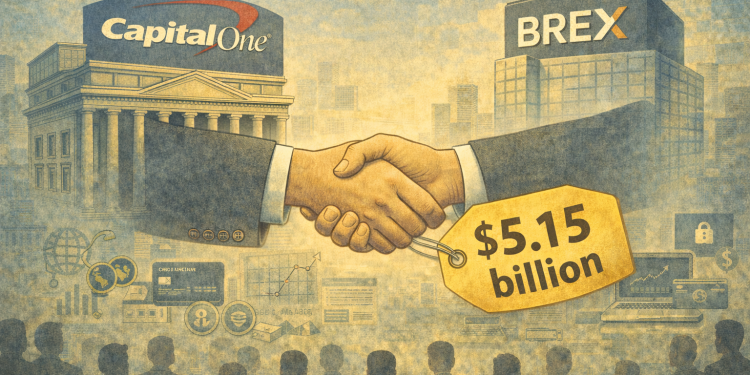 Capital One to buy stablecoin fintech Brex for $5.15B in cash-and-stock deal