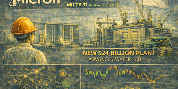 Micron stock surges over 6% today after expansion plan reinforces bullish outlook