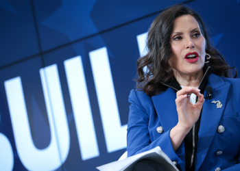 Gov Whitmer says America ‘ready for a woman president,’ contrasting Michelle Obama